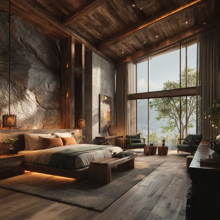 Tilavista_Makuuhuone_luonnonläheinen_luksus